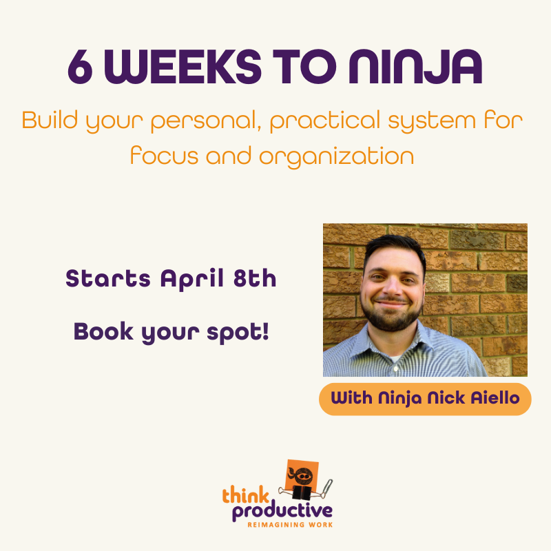 6 Weeks to Ninja – Masterclass (Spring 2026)