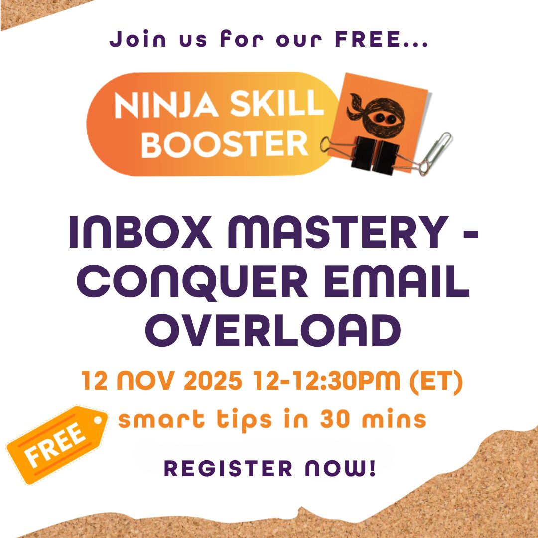 ‘NINJA SKILL BOOSTER’ Inbox Mastery – Conquer Email Overload